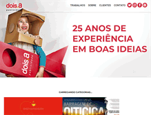 Tablet Screenshot of doisa.com.br
